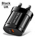 USLION Quick Charge QC 3.0 USB US EU Charger