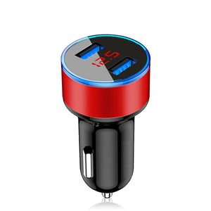 Lovebay 3.1A LED Display Dual USB Car Charger